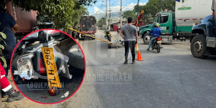 Diomedes murió bajo las llantas de una turbo en la vía chimita.