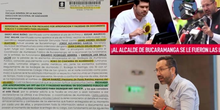 Escándalo en Bucaramanga: El Senador Fabian Díaz se despachó en contra del alcalde por la desaparición de material de alumbrado público valorado en mil millones de pesos