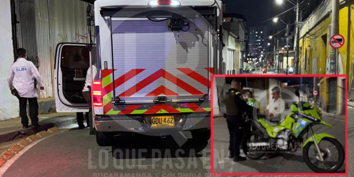 Posible crimen pasional en Bucaramanga: Un muerto y un herido en ataque armado