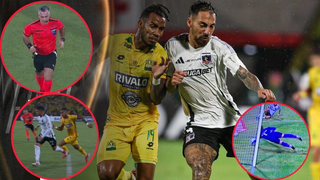 Empate con polémica: el arbitraje de Carlos Paul Benítez desata críticas tras el 3-3 entre Bucaramanga y Colo Colo
