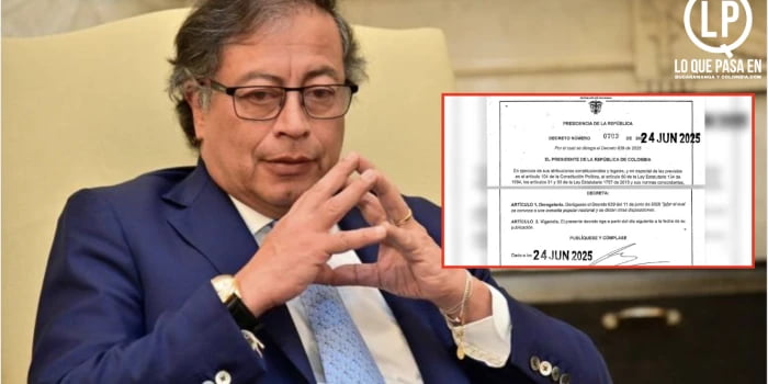 Presidente Petro deroga decreto que convocaba consulta popular tras aprobación de la reforma laboral en el Congreso