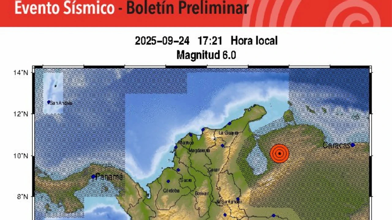 ÚLTIMAHORA | Fuerte sismo de magnitud 6.1 sacudió a Venezuela y se sintió en Colombia