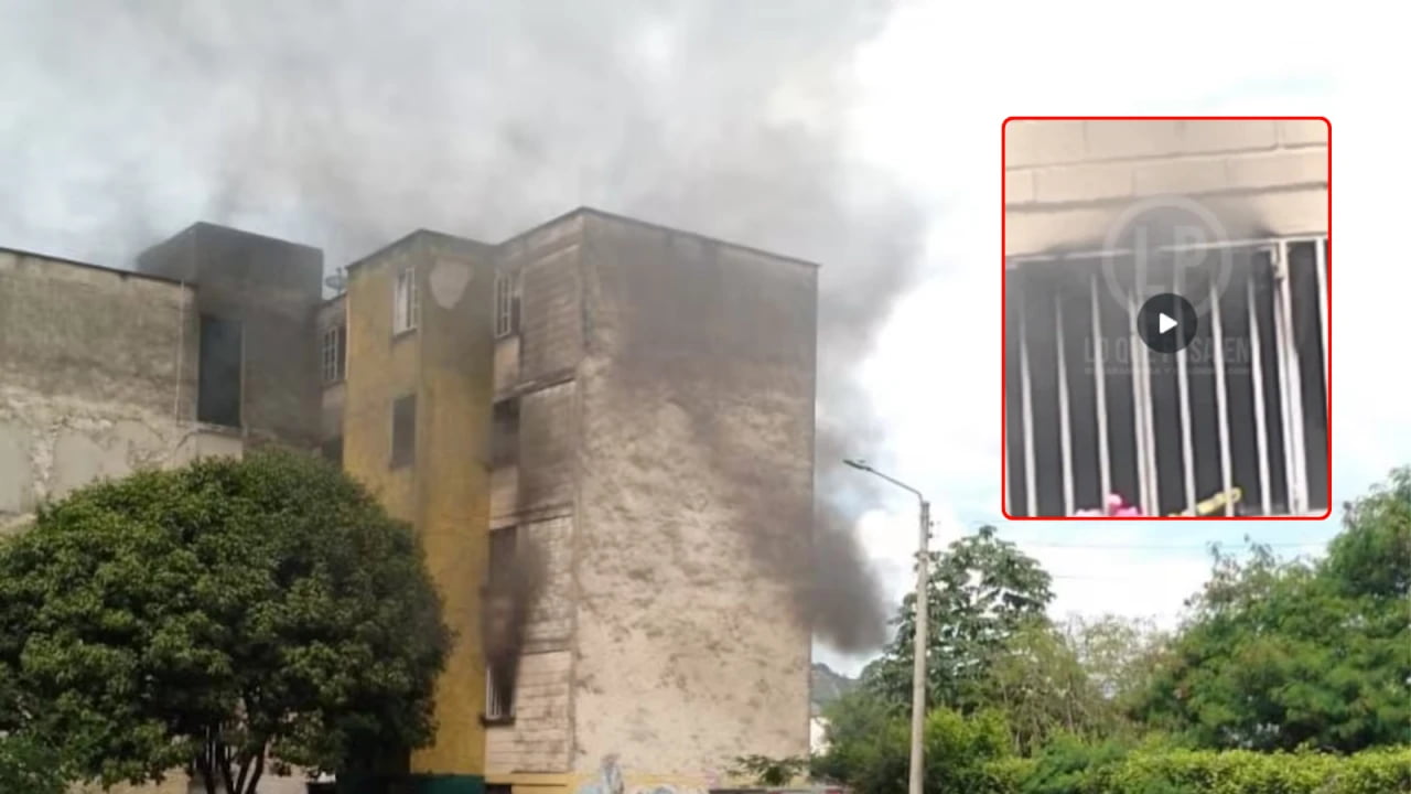 Video: ¿Niño habría causado incendio en apartamento del norte de Bucaramanga?
