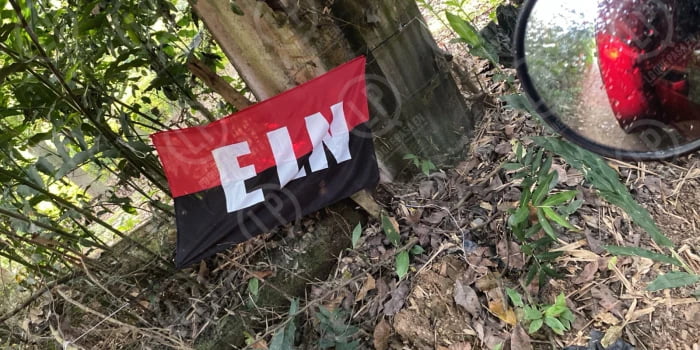 Bandera del ELN en zona rural de Piedecuesta generó pánico y alertas