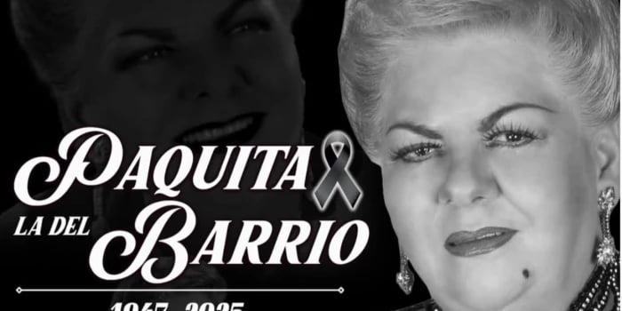 Adios a una de las grandes: A sus 77 años murió Paquita La Del Barrio