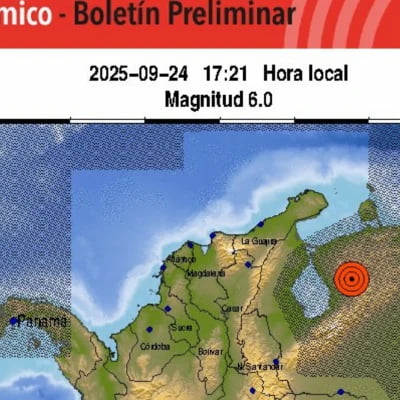 ÚLTIMAHORA | Fuerte sismo de magnitud 6.1 sacudió a Venezuela y se sintió en Colombia